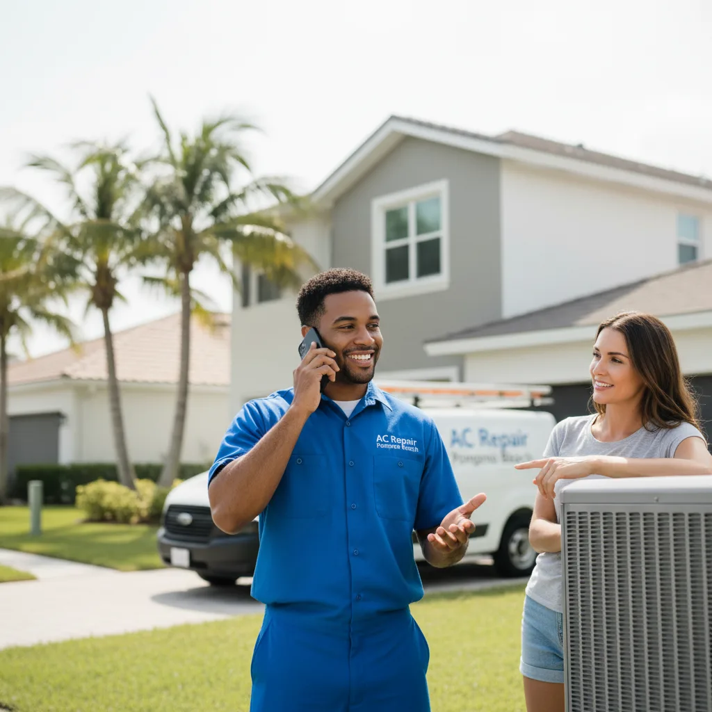 AC Repair Pompano Beach customer support in Rego Park